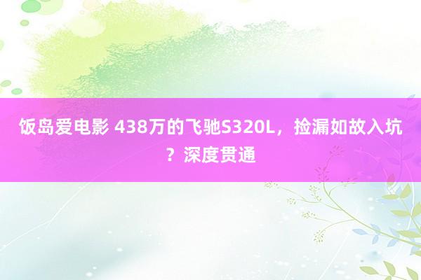 饭岛爱电影 438万的飞驰S320L，捡漏如故入坑？深度贯通