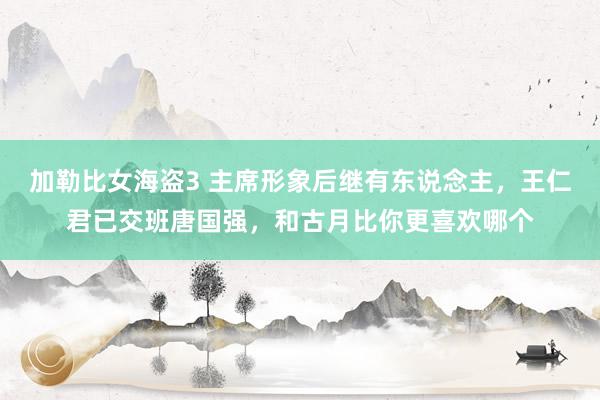 加勒比女海盗3 主席形象后继有东说念主，王仁君已交班唐国强，和古月比你更喜欢哪个