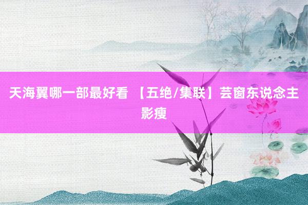 天海翼哪一部最好看 【五绝/集联】芸窗东说念主影瘦